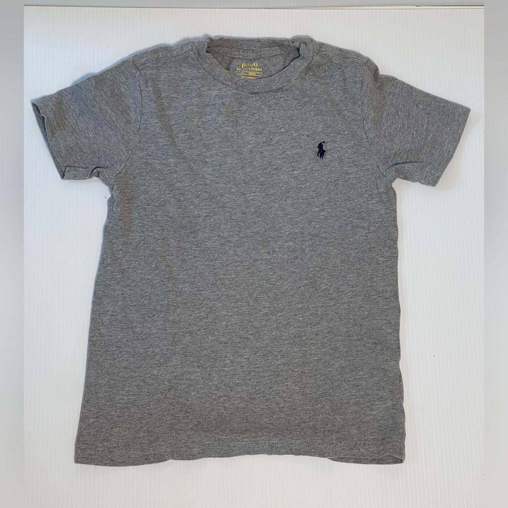 Polo by Ralph Lauren Gray Short Sleeve Tee - Size 7